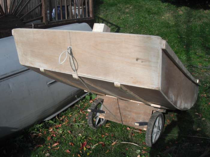 Build Boat Dolly for Pinterest