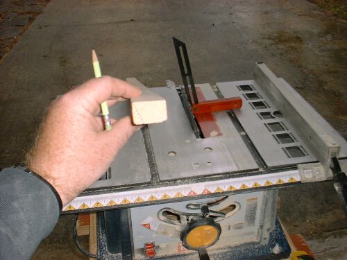 bevel guide and table saw