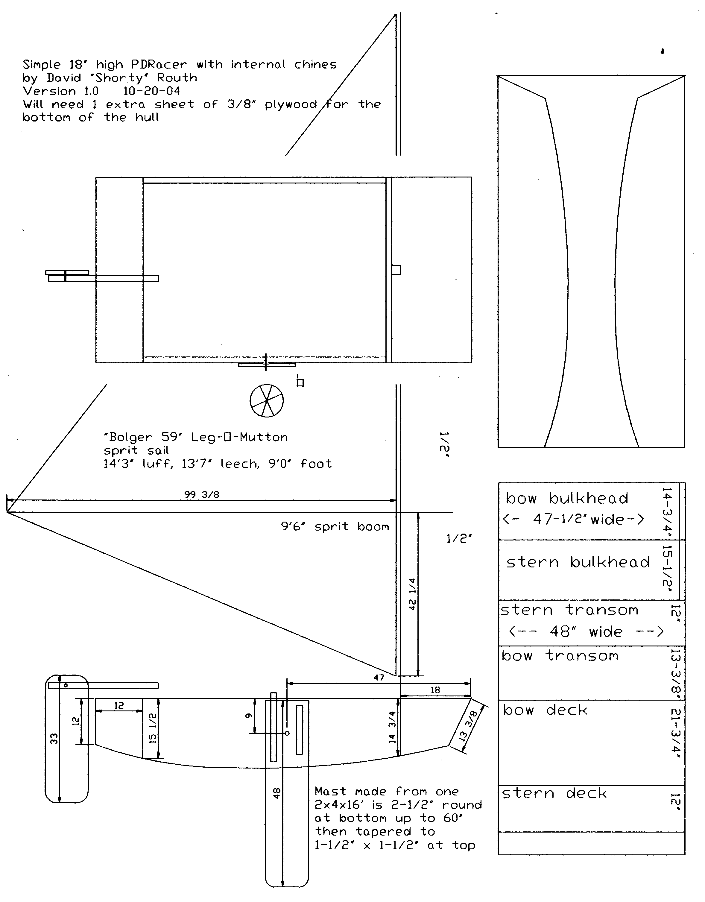 Trimaran Plans