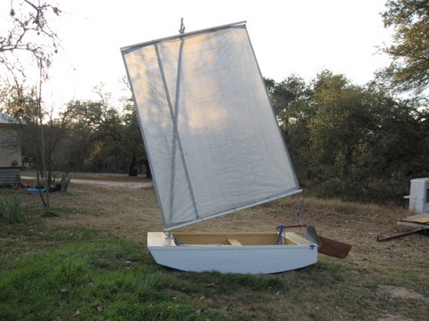 simple standing lug sail
