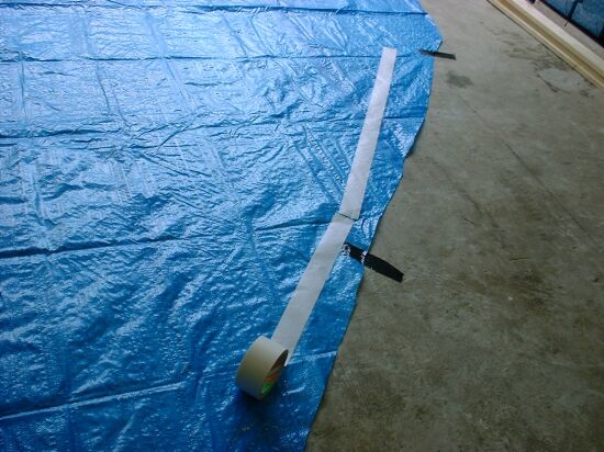 making polytarp sail - step 4