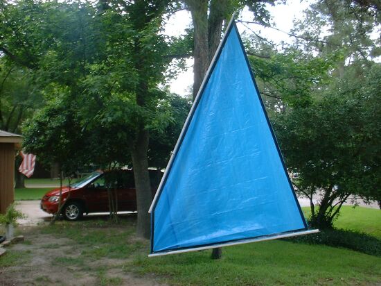 making polytarp sail - step 13