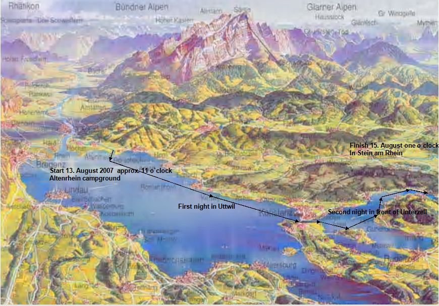 map of the route taken for this trip 