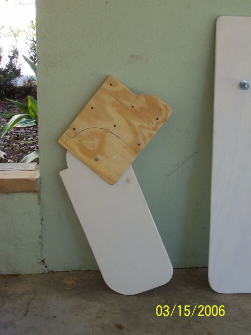 assembled rudder