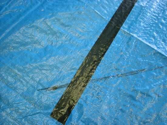 making polytarp sail - step 3